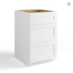 White Shaker Drawer Base, white kitchen cabinets, white shaker cabinets, rta cabinets