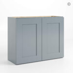 Gray Shaker 24 H Refrigerator Wall Cabinet 24 Deep, gray shaker cabinets, gray kitchen cabinets, rta cabinets