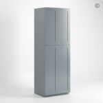 Gray Shaker 30 W Utility Pantry Cabinet, gray kitchen cabinets, rta cabinets