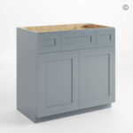 Gray Shaker Vanity Combo Cabinet, gray kitchen cabinets, rta cabinets