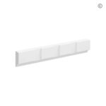 White Shaker Dentil Moulding, white kitchen cabinets, rta cabinets