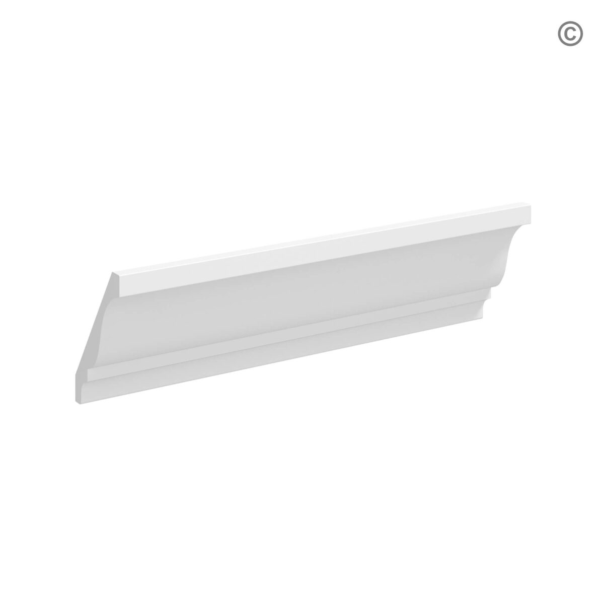 White Shaker Decorative Moulding, white kitchen cabinets, rta cabinets