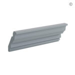 Gray Shaker Inset Crown Moulding, gray kitchen cabinets, rta cabinets