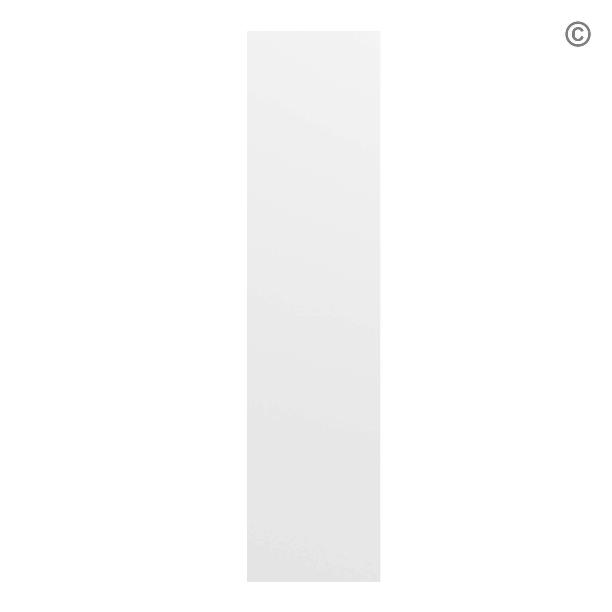 White Shaker Tall Skin Veneer Panel, white kitchen cabinets, rta cabinets