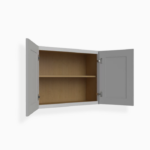 Gray Shaker 24" H Double Door Wall Cabinet
