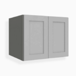 Gray Shaker 24" H Refrigerator Wall Cabinet image 1