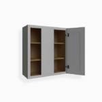Gray Shaker 30" H Wall Blind Cabinet