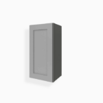 Gray Shaker 36" H Single Door Wall Cabinet image 1