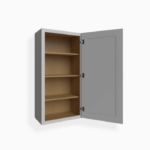 Gray Shaker 42" H Single Door Wall Cabinet