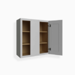 Gray Shaker 42" H Wall Blind Cabinet