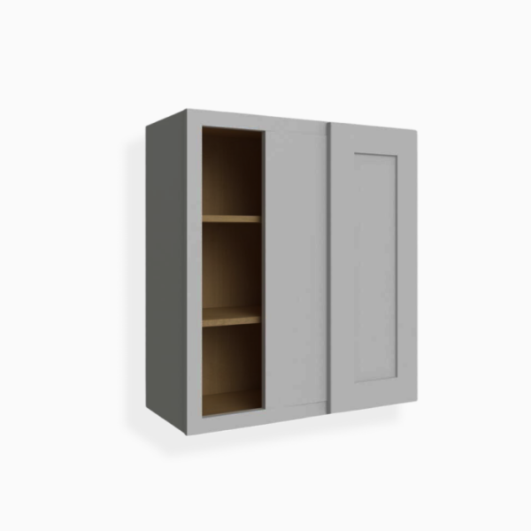 Gray Shaker 42" H Wall Blind Cabinet image 1
