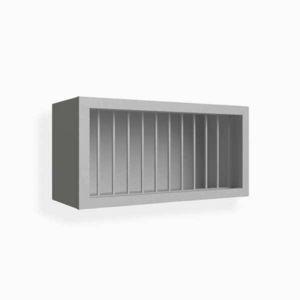 Gray Shaker Plate Rack