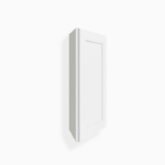 White Shaker 12" Angle Wall Cabinet image 1