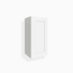 White Shaker 30" H Single Door Wall Cabinet imge 1