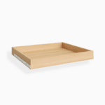 White Shaker Roll Out Tray