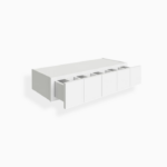 White Shaker Wall Spice Drawer