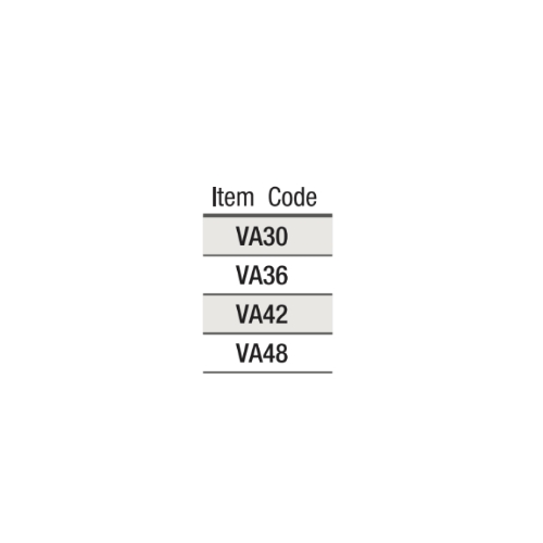 item code VA30 VA36 VA42 VA48