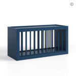 Navy Blue Shaker Plate Rack, blue kitchen cabinets, rta cabinets