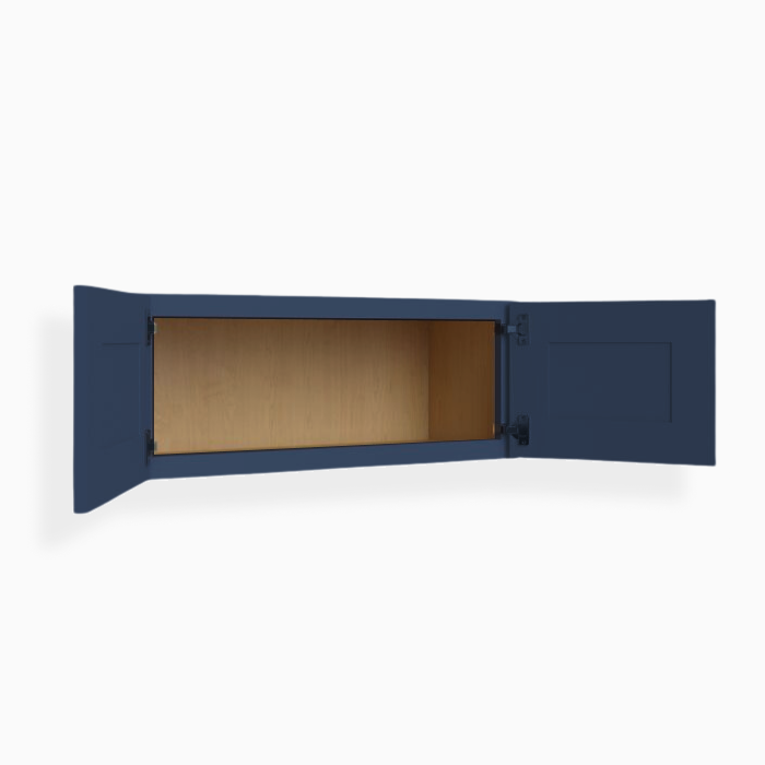 Blue Shaker 18″ H Double Door Wall Cabinet