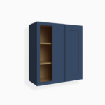 Blue Shaker 42" H Wall Blind Cabinet image 2