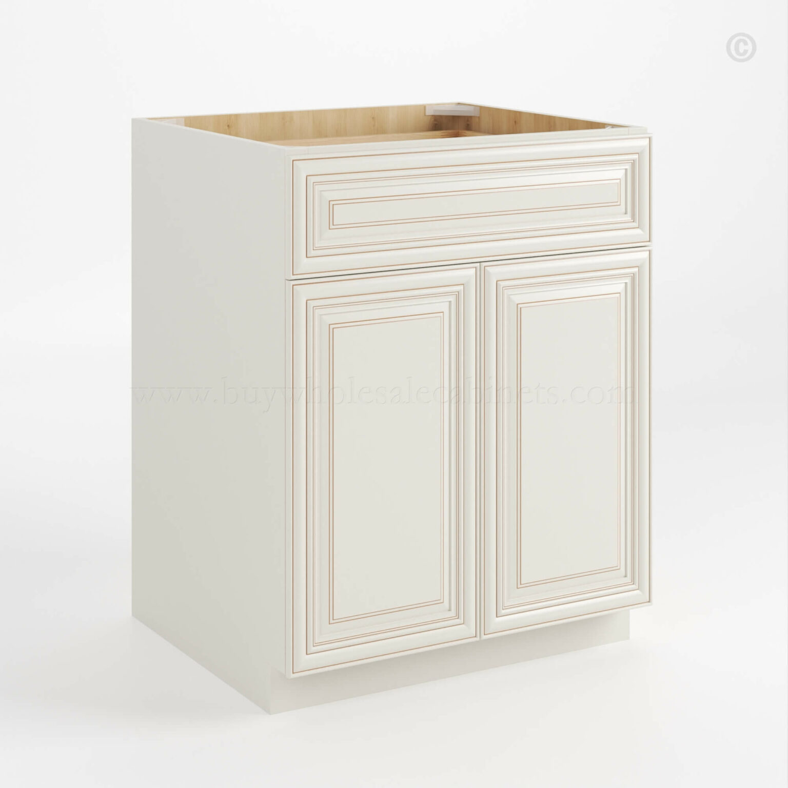 Raised Panel White Base Buy Wholesale