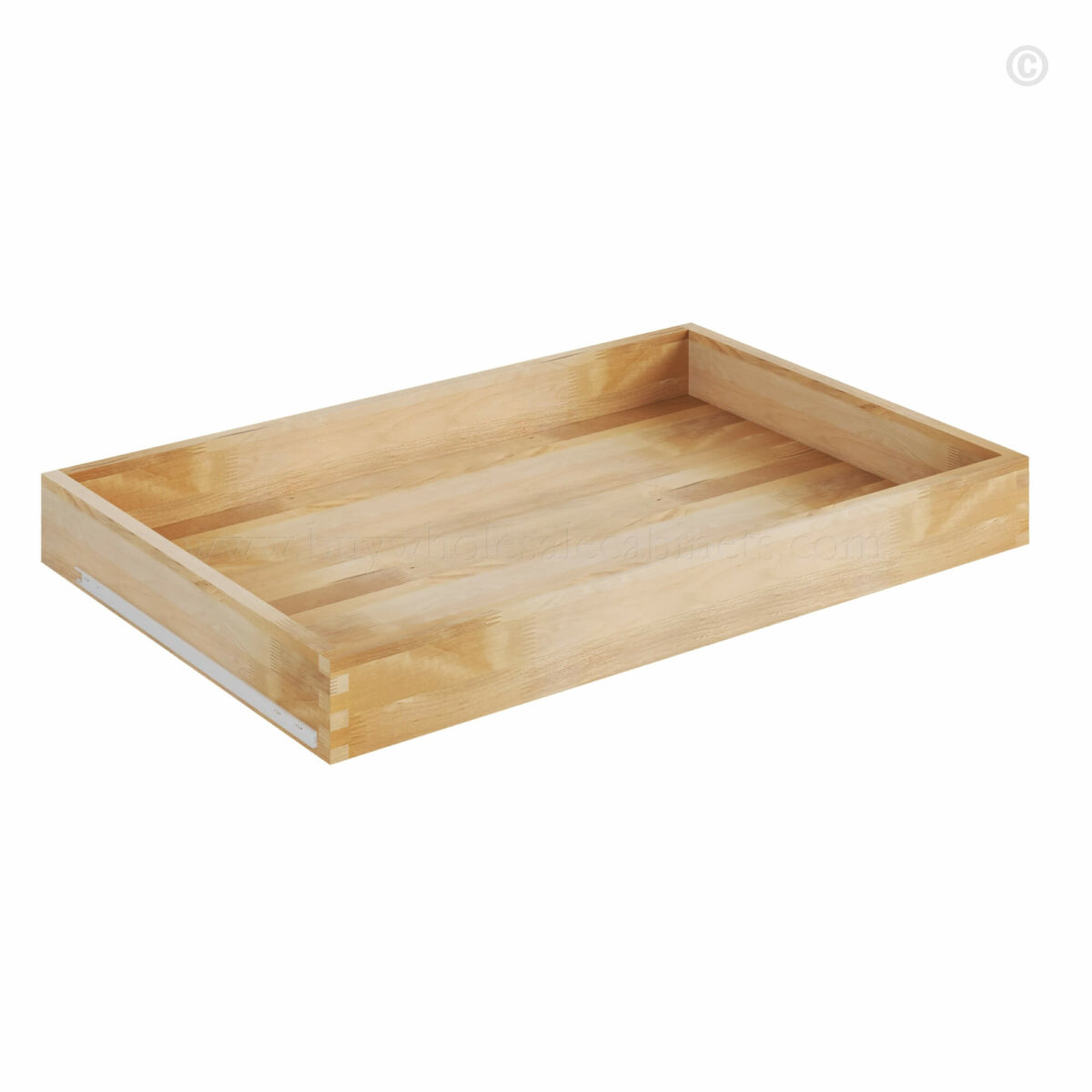 Charleston White Raised Panel Roll Out Tray