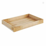 Charleston White Raised Panel Roll Out Tray