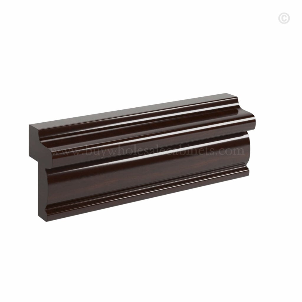 Shaker Espresso Light Rail Moulding
