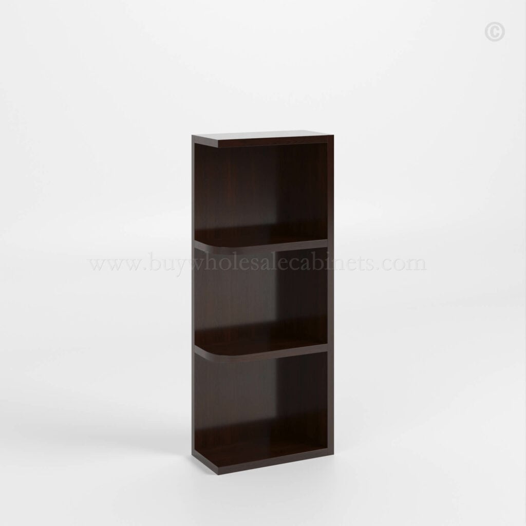Shaker Espresso Open End Shelf