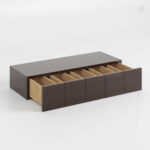 Shaker Espresso Wall Spice Drawer image 1