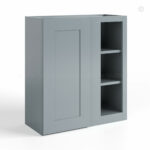 Gray Shaker 30 H Wall Blind Cabinet