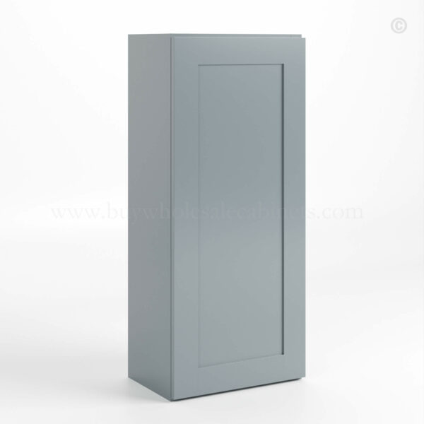 Gray Shaker 42 H Single Door Wall Cabinet