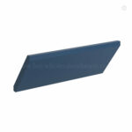 Navy Blue Shaker Angle Crown Moulding
