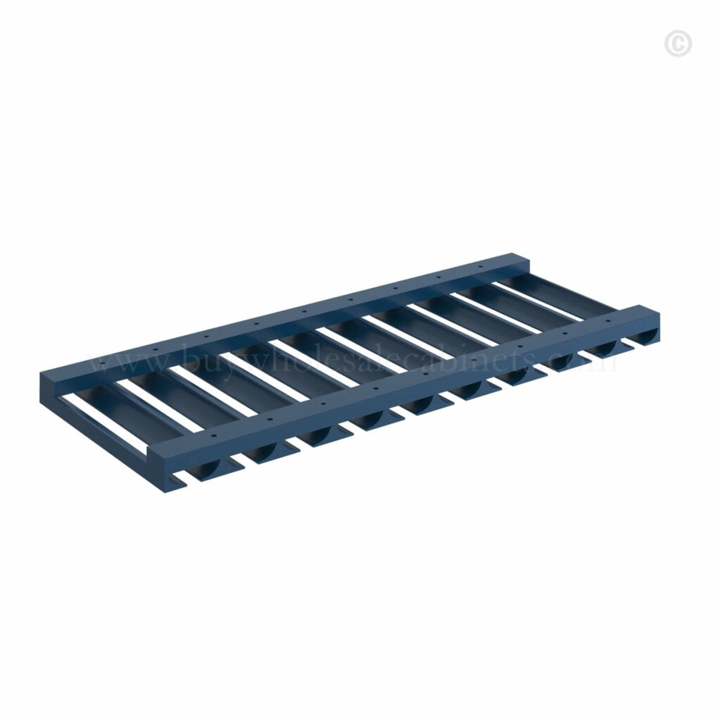 Navy Blue Shaker Glass Holder