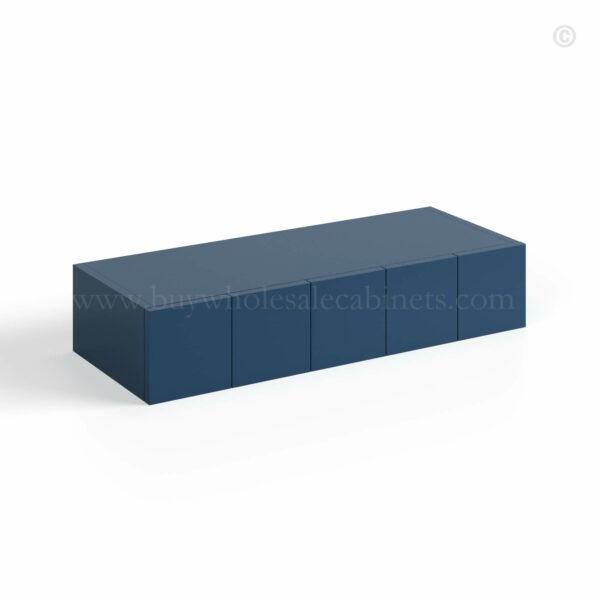 Navy Blue Shaker Wall Spice Drawer