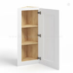 White Shaker 12 Angle Wall Cabinet