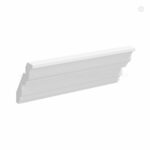 White Shaker Inset Crown Moulding