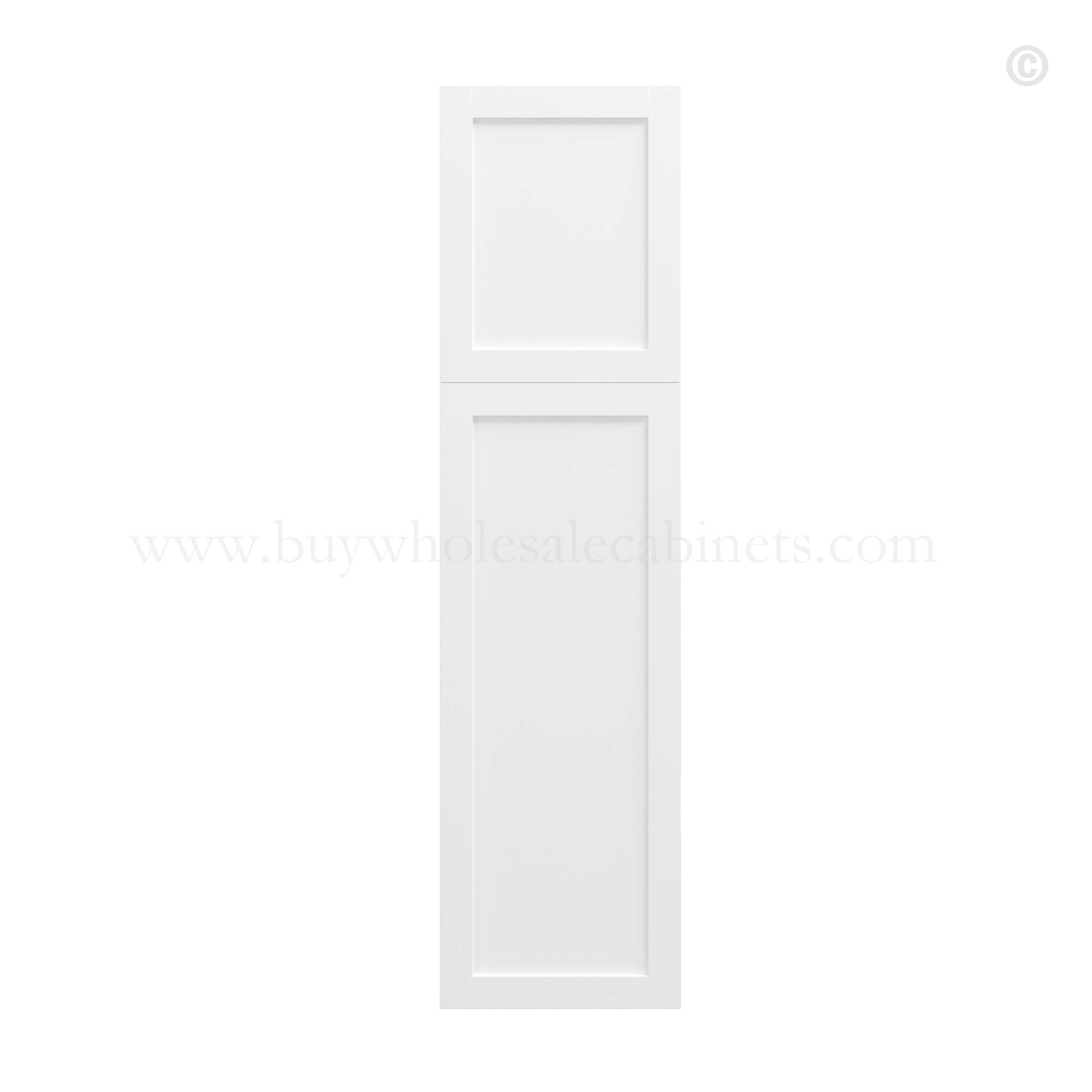 White Shaker Tall Decorative Door Panel