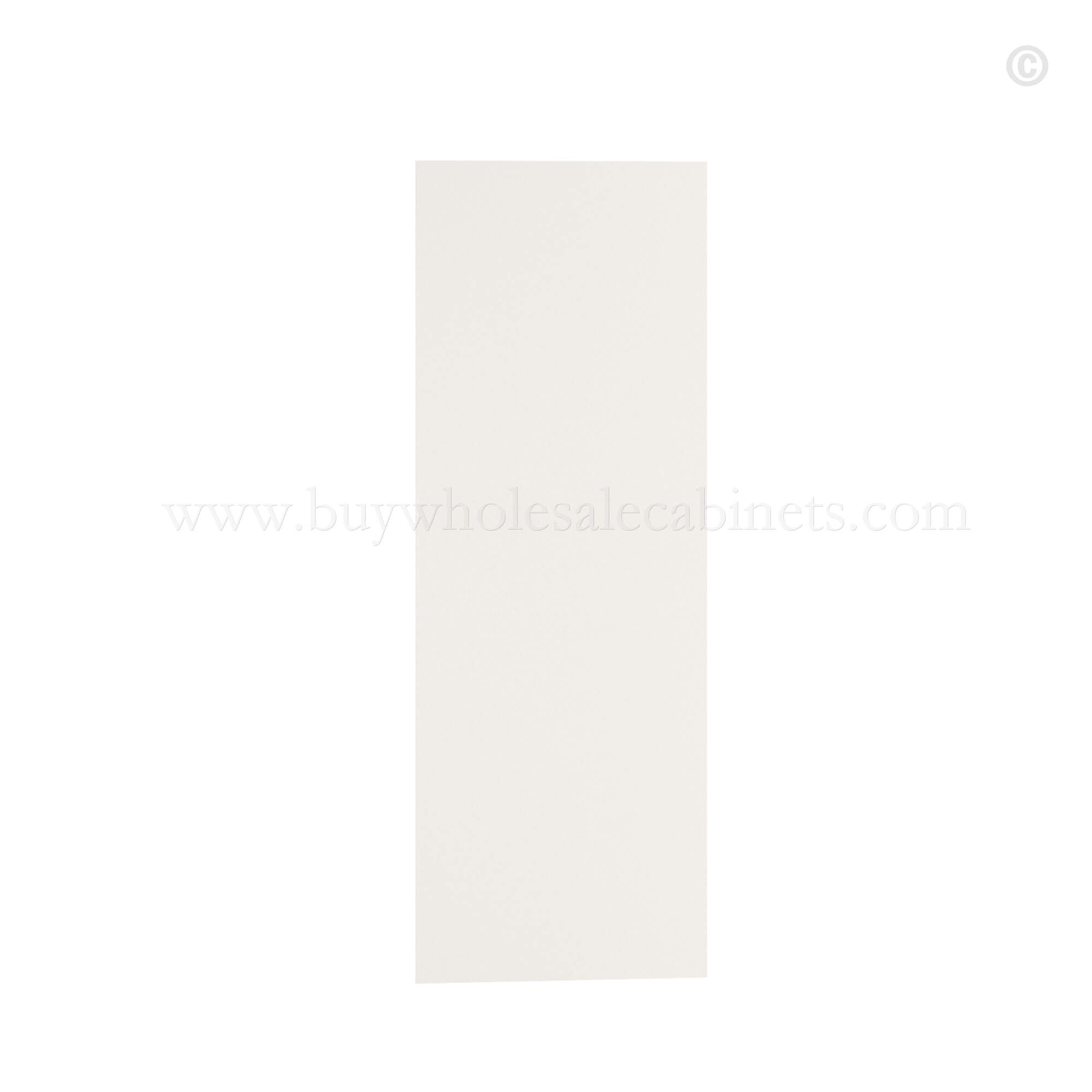 slim shaker cabinets, Dove White Slim Shaker Wall Skin Panel