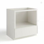 slim shaker cabinets, Dove White Slim shaker Microwave Base Cabinet