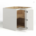 slim shaker cabinets, Dove White slim Shaker Easy Reach Base Cabinet