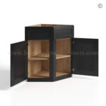 Charcoal Black Shaker Base End Corner Cabinet - Image 2