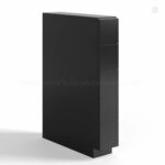 Black Shaker Base Spice Drawers Cabinet, rta cabinets, wholesale cabinets