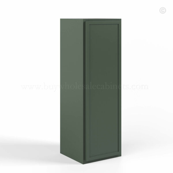 Slim Shaker Green Wall End Cabinet, rta cabinets, wholesale cabinets