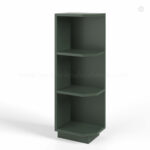 Slim Shaker Green Wall End Shelves, rta cabinets, wholesale cabinets