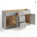 Dorian Gray Shaker Vanity Sink Base Combo - Image 2