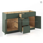 Slim Shaker Green Vanity Sink Base Combo - Image 2