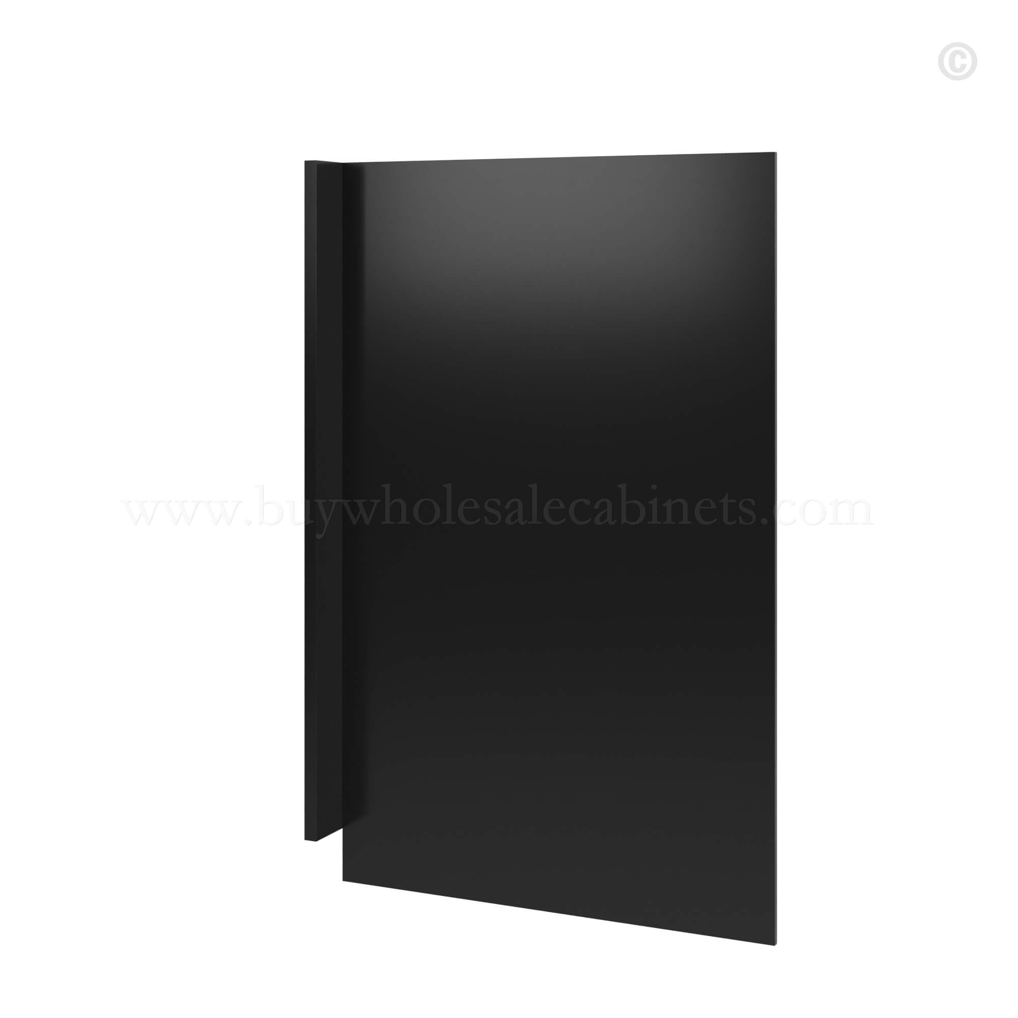 Black Shaker Dishwasher Return Panel, rta cabinets, wholesale cabinets