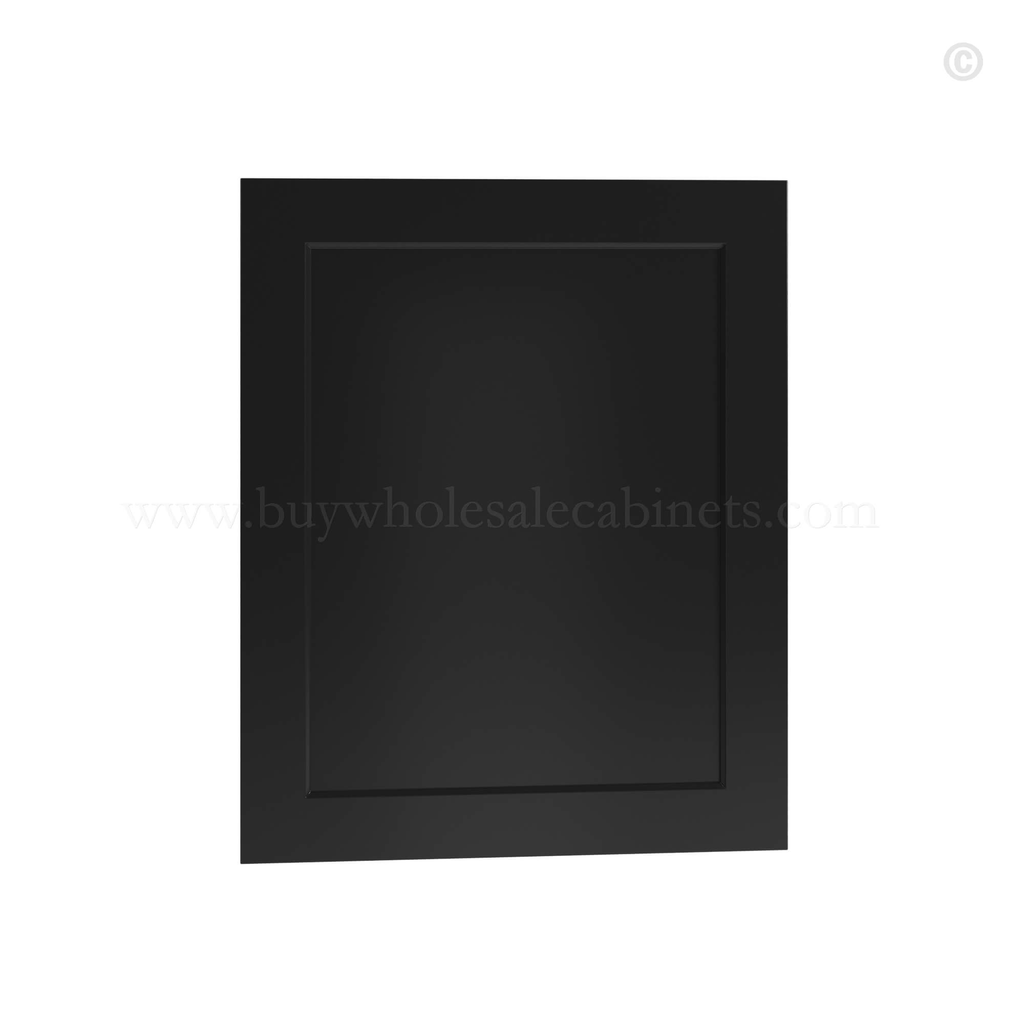 Black Shaker Base False Door, rta cabinets, wholesale cabinets