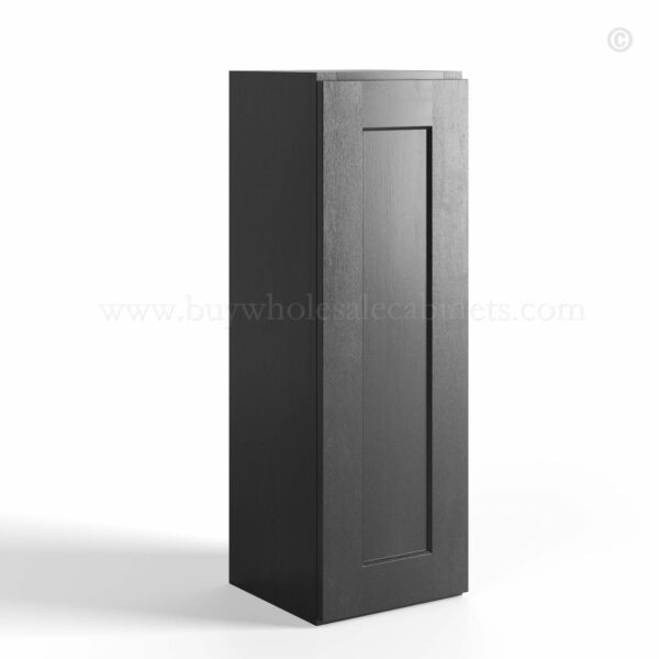 Charcoal Black Shaker Wall End Cabinet, rta cabinets, wholesale cabinets